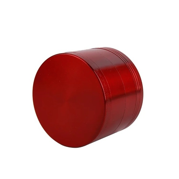 Red 4 Parts Hand Grinder, Spice and Mills Shradder Strong Grip Grinder - Picture 1 of 3